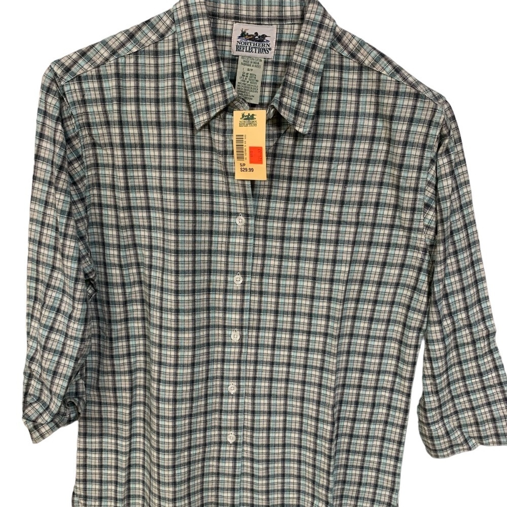 Boys Northern Reflection Flannel Shirt, New with Tags